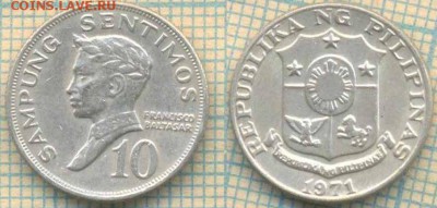 Филиппины 10 сентимо 1971 г. , до12.07.2018 г. 22.00 по Мос - Филиппины 10 сентимо 1971  1648