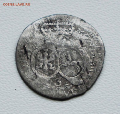 3 ГРОША КУРЛЯНДИЯ 176? до 12.07.18 22:10 МСК - Курляндия 3 гроша 1764 г -1.JPG
