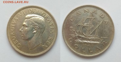 Канада 1 доллар 1949 г Георг VI корабль - 12.07 22:00:00 мск - IMG_20180401_164714