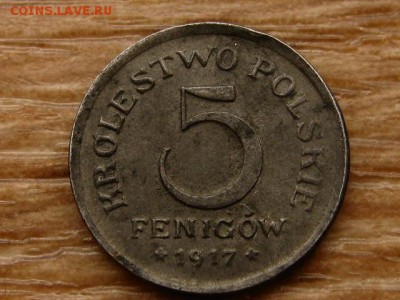 Польша 5 фенигов 1917 железо до 09.07.18 в 22.00 М - IMG_6692.JPG