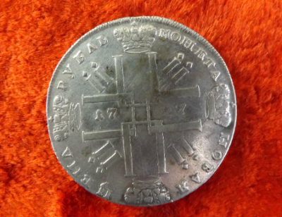рубль 1727 год гурт шнур - загружено (6)