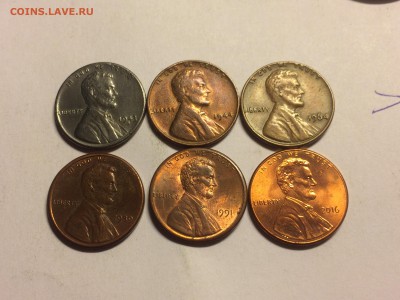 Монеты США 15 шт ( 5 центов , доллары , 10ц,1ц,50ц) - image