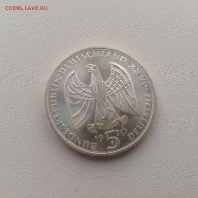 ФРГ 5 марок 1970 - Людвиг ван Бетховен до 13.07 - 4SVizr4a3O8