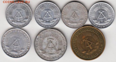 Кучка монет ГДР до 24.00 17.07.18 г. - 001