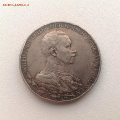 3 марки 1913 25 лет правления Вильгельма II до 13.07 - MazOrZRwHy4