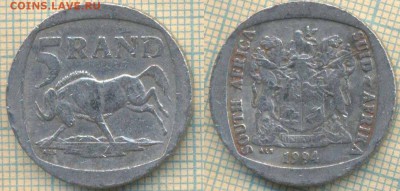 ЮАР 5 рандов 1994 г. , до 17.07.2018 г. 22.00 по Москве - ЮАР 5 рандов 1994  1693