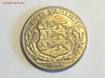 Эстония 2 кроны 1930 Замок Тоомпеа в Таллине - image