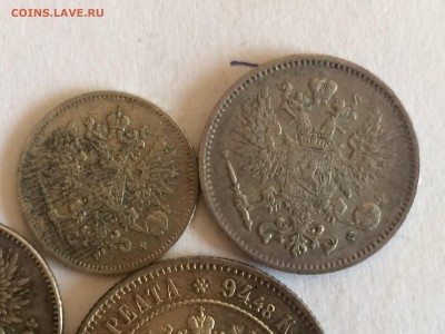 Русская финка подборочка (4шт) (марка, 50пен(2шт), 25пен) - image