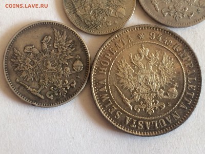 Русская финка подборочка (4шт) (марка, 50пен(2шт), 25пен) - image