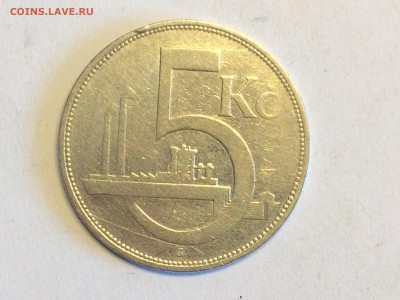 5 крон 1930 чехословакия - image