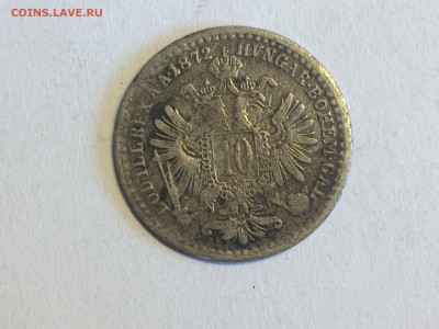 10 крейцеров 1872 Австрия - image