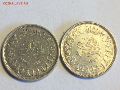 10 пиастров 1937(2шт) Египет до 16.07 22.00 - image