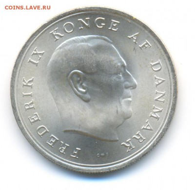 Ag. Дания 10 крон 1967. свадьба Маргрет. AU. до 15.07 22:00 - 2