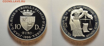 Андорра. 10 динаров 1998 года. До 17.07.18. - DSG_9649.JPG