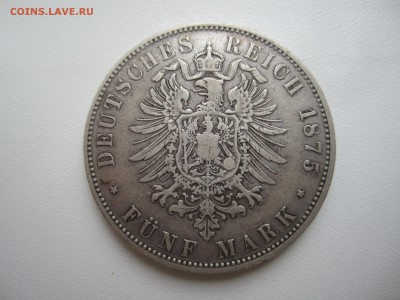 Гессен, 5 марок 1875 с 4900 ₽ до 15.07.18 22.00 МСК - IMG_3102.JPG