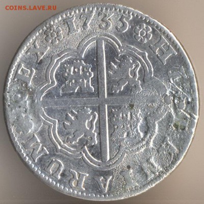 2 реала 1721 г. - 52
