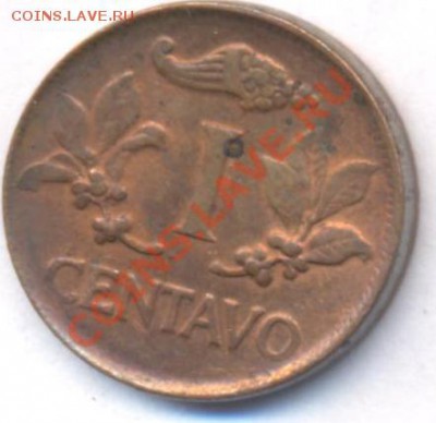 Колумбия 1 центаво 1974 г.  До 4.05.11 г. 20-00 МСК. - Колумбия