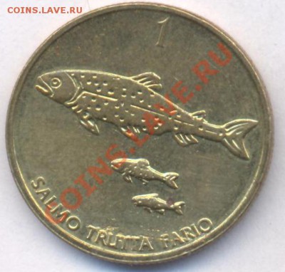 Словения 1 толлар 1997 г.  До 4.05.11 г. 20-00 МСК. - Словения.1