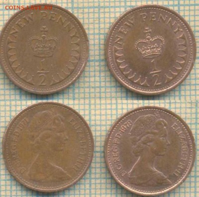 2 пенни 1971,1979 г. , до 19.07.2018 г. 22 - Великобрит 2 мон 2065