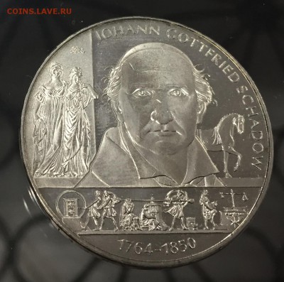10 Евро Германия Шадов Иоганн Готфрид с 200 руб до 20.07 - IMG_0582-14-07-18-03-29.JPG