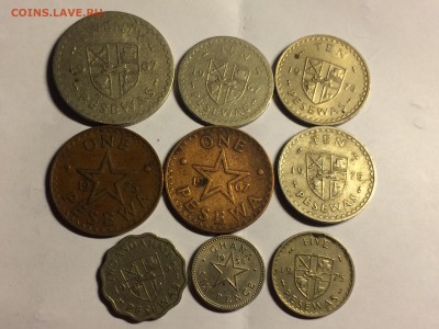 Монеты страны Гана (9шт),Гаити (3шт),Перу (2шт)до 20.07 - image
