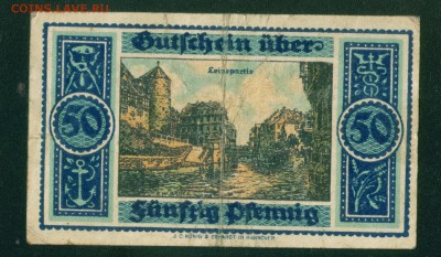 ГЕРМАНИЯ. Нотгельд Ганновер 50 пф 1921г. до 21.07.18г 22.30 - Копия (4) Image8
