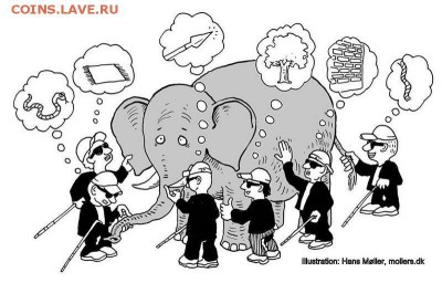 Купюра 100 рублей ЧМ-2018 по футболу - 0-elephant-blindmen