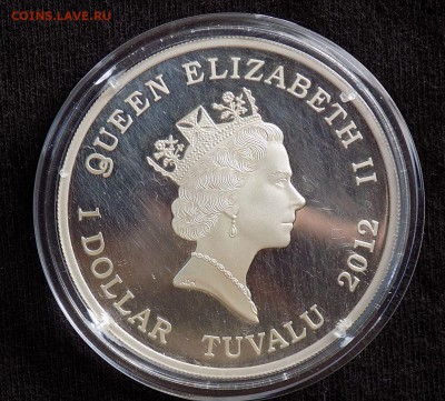 Тувалу 1 доллар 2012 парусник Мейфлауэр Цветная - DSCN2128.JPG
