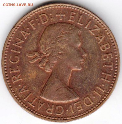 Великобритания одно пенни 1963 г. до 24.00 25.07.18 г. - 025