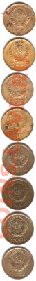 1 копейка 1940, 1945, 1946, 1966, 1968, 1975 гг. - 1 копейка 1940, 1945, 1946, 1966, 1968, 1975 гг.-Аверс-Вид-0