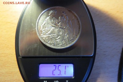 5 франков 1865 Шаффхаузен, Ag до 25.07.18 22.00 - IMG_0909.JPG