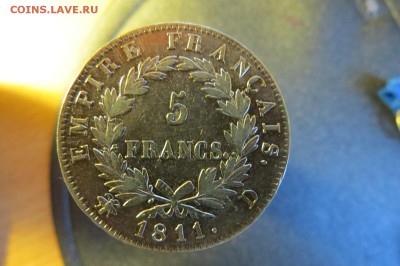 Франция 5 франков 1811 год, Наполеон до 25.07.18 22.00 - IMG_0913.JPG