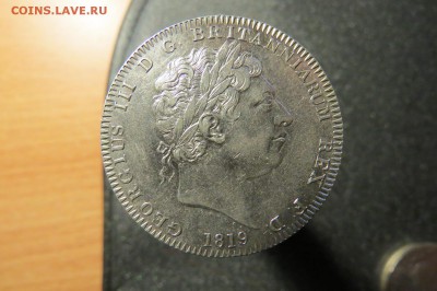 ВЕЛИКОБРИТАНИЯ 1 КРОНА 1819 ГЕОРГ- III до 25.07.18 22.00 - IMG_0942.JPG