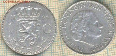 Нидерланды 1 гульден 1955 г. , до - Нидерланды 1 гульден 1955  2179