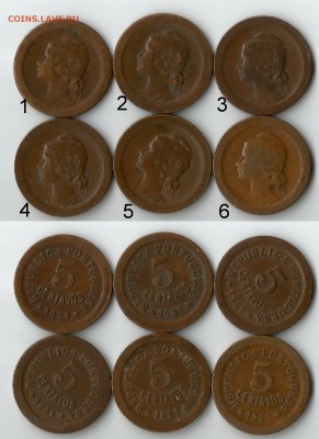 Португалия 5 сентавос 1924,27 года ФИКС - 26.07 22:00 мск - Португ_80