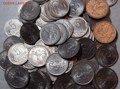 5 коп 1998м-50шт; 1998спмд-50шт; 2002спмд-100шт - 147