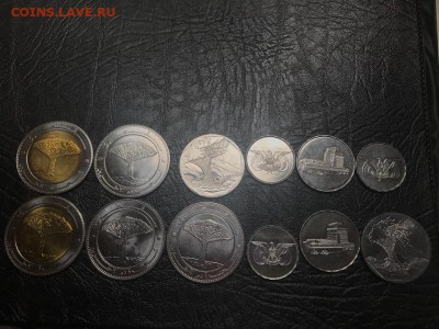 Йемен 12 НЕЧАСТЫХ МОНЕТ UNC до 27.07 - 20