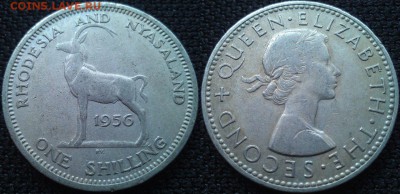 Родезия и Ньясаленд 1 шиллинг 1956 с 200 до 27.07 - 25