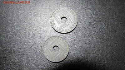 5 пфеннигов 1940D Германия с дырочкой на оценку. - IMG_7597.JPG