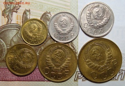 1,2,3,5,10,15 копеек 1940 - 122