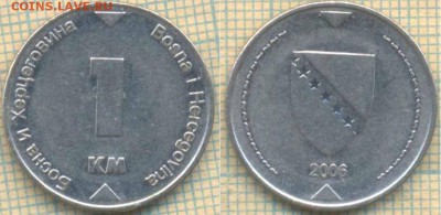 Босния и Герцеговина 1 марка 2006 г., до 30.07.2018 г. 22.00 - Босния и Герц 1 марка 2006  2230
