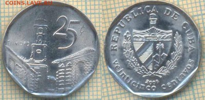 Куба 25 сентаво 2008 г., до 30.07.2018 г. 22.00 по Москве - Куба 25 сентаво 2008  2232