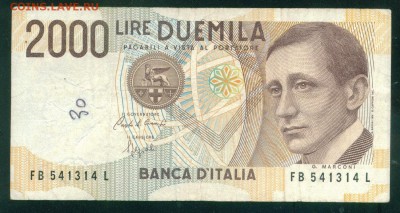 ИТАЛИЯ 2000 лир. 1990г. до 27.07.18г 22.30 МСК - Image7