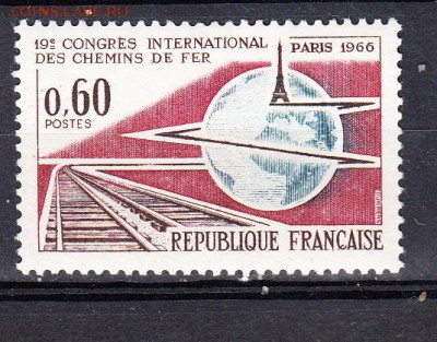 Франция 1966 рельсы 1м - 25м