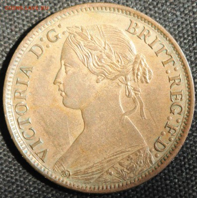 С РУБ. БРИТАНИЯ FARTHING 1865г. ВИКТОРИЯ UNC до 30.07 в 22 - IMG_3405.JPG