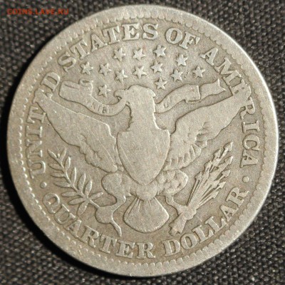 С РУБ. USA QUARTER DOLLAR 1907г.BARBER до 30.07 в 22-00 - IMG_3366.JPG