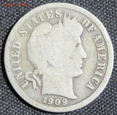 С РУБ. USA ONE DIME 1909г. BARBER  до 30.07 в 22-00 - IMG_3361.JPG