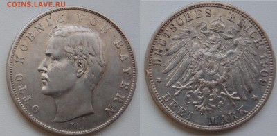 Бавария 3 марки 1909 г. до 29.07.2018 в (22-00 мск) - 2018-07-24 12.00.47