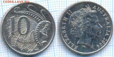 Австралия 10 центов 2006 г., до 31.07.2018 г. 22.00 по Москв - Австралия 10 центов 2006  2273