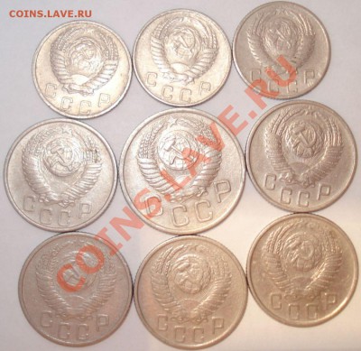 16 монет никель до 1961 г., 05.05.11 в 20-00 МСК - 9 мон